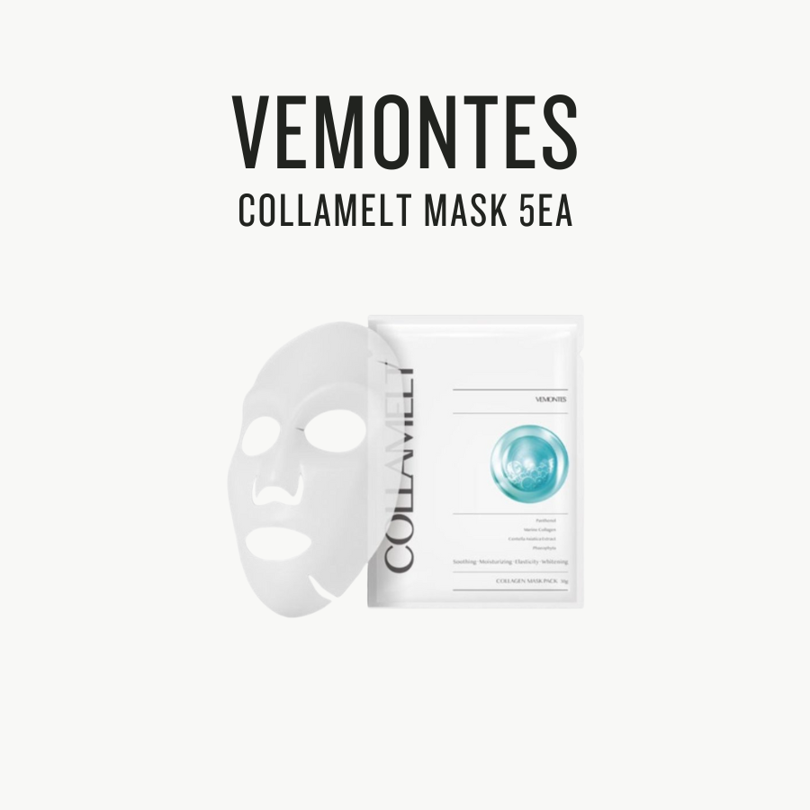 Vemontes Collamelt Mask 5ea wholesale collagen sheet mask
