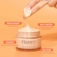 [ Flaner ] Papaya Ceramela Moisturizer Cream 1.69 fl.oz