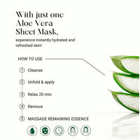 [ Masque Ology ] Aloe Vera Gel Mask(12 pack)| Hydrating & Soothing Sheet Mask