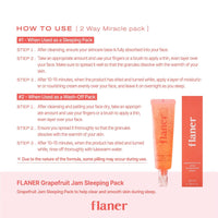 [ Flaner ] Grapefruit Sleeping Mask 100g