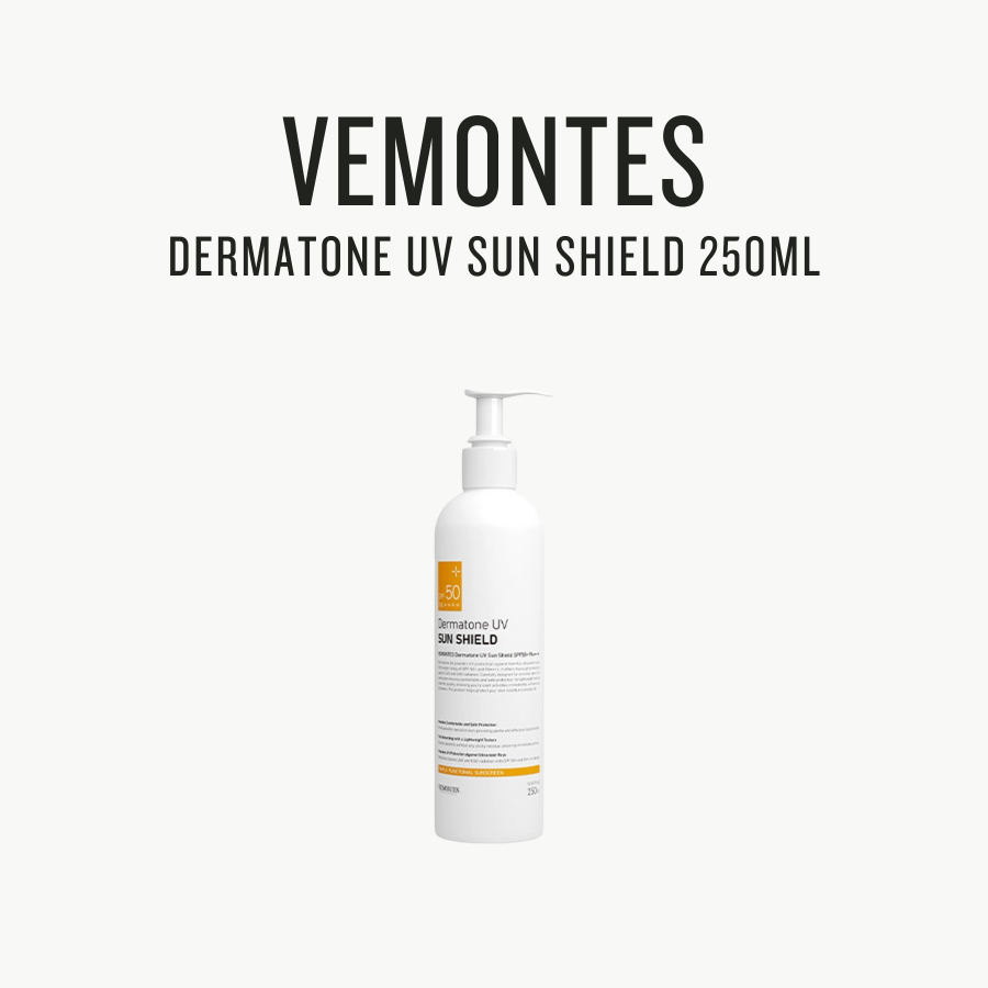 Vemontes Dermatone UV Sun Shield 250ml professional Korean sunblock