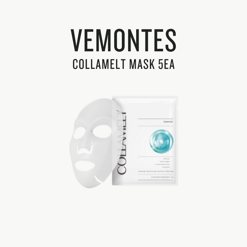 Vemontes Collamelt Mask 5ea wholesale collagen sheet mask