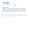 [ Flaner ] Snowberry Sorbet Body Scrub