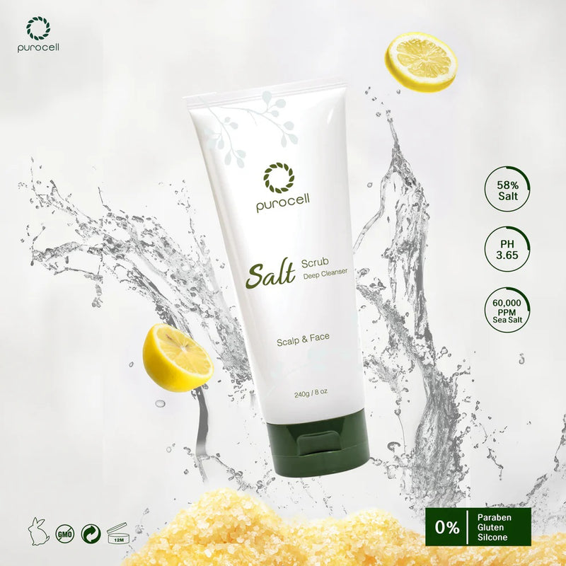 [ Purocell ] Salt Scrub Deep Cleanser 240g